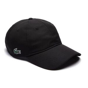 LACOSTE black hat Men's Core Performance Tennis Casquette NEW adjustable unisex
